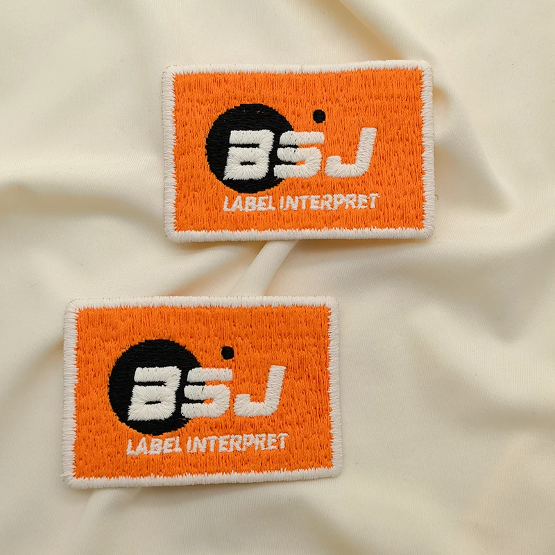 Wholesale Embroidered Patches Hat Garment Embroidery Custom Logo Full Embroidery Patch Badges