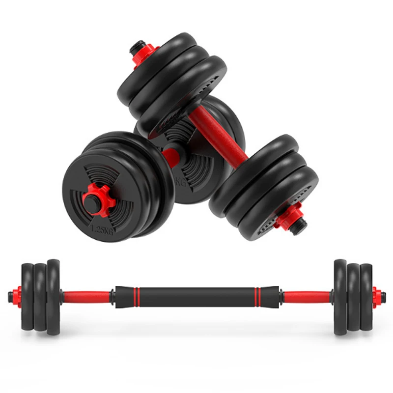 Adjustable weight removable barbell dumbbell set 20kg dumbbells for sale