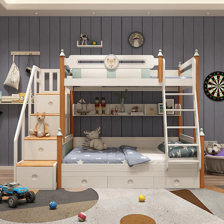 Airland High-Quality House Bed Multi-Functional Bed Wooden Children Bunk Bed