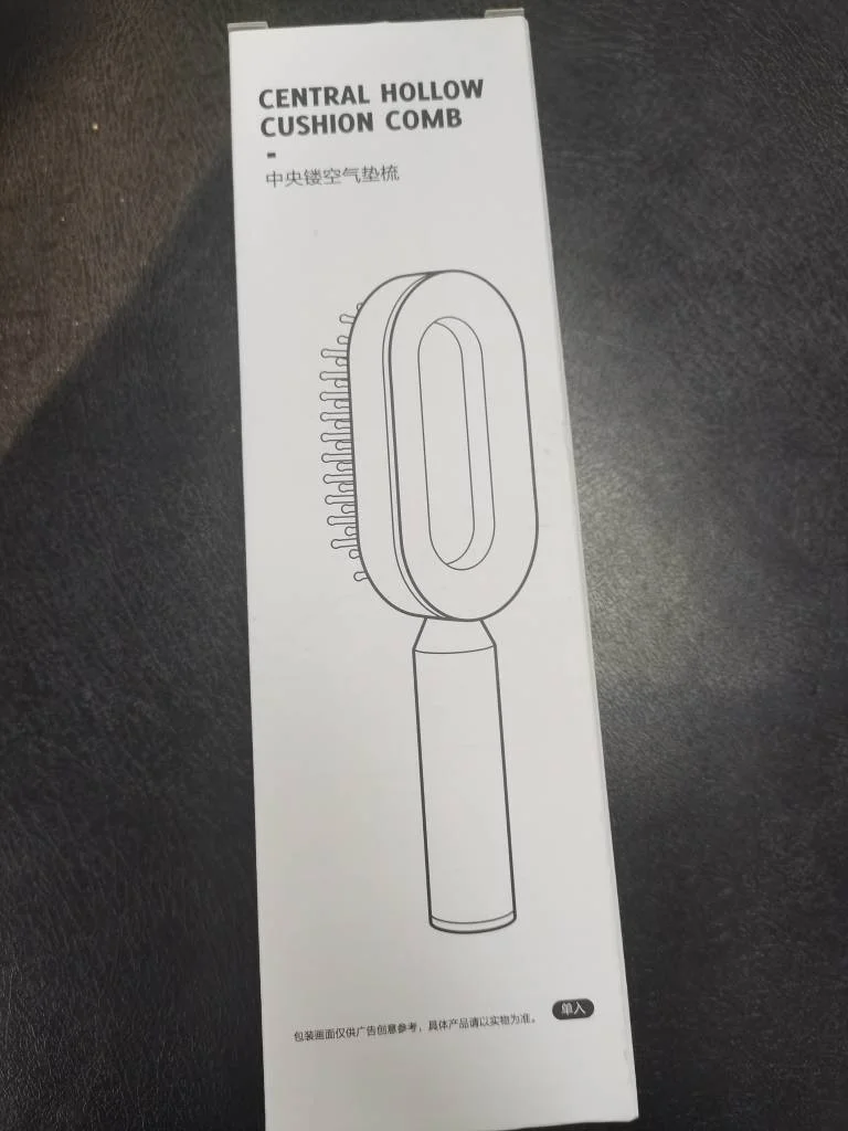 Personalized 3d New One Key Clean Design Massage Comb Air Cushion Easy Clean Hairdressing Self Cleaning Hair Brushes For Women