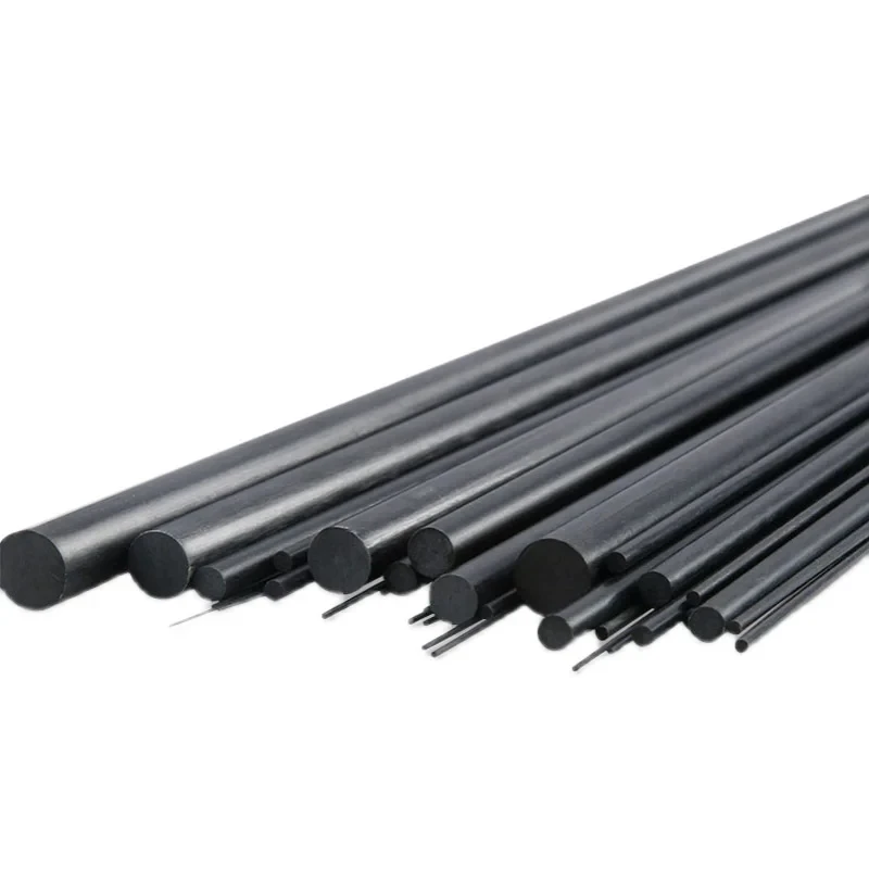 solid carbon fiber rod 18mm 14mm 12mm 8mm 3mm reinforcement rod high strength light weight for DIY length 250mm 500mm