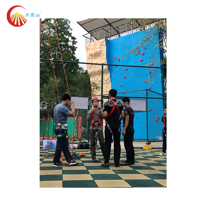 2023 direct factory playground rock climb wall ziplines outside
