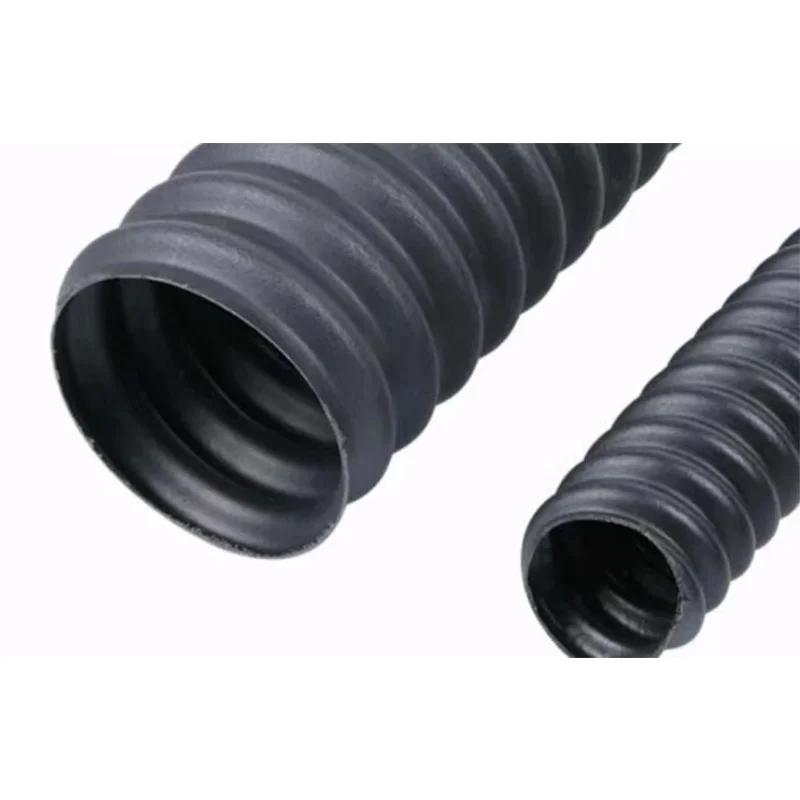 Professional round Carbon Fiber Tube Flexible Corrugated Electrical Conduit Pipes Curved Cutting and OEM Services Available