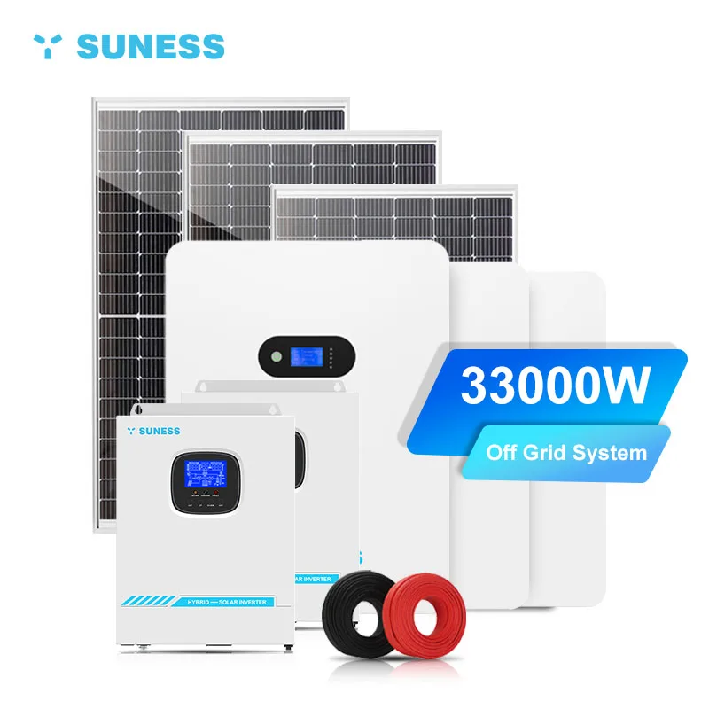Hybrid Solar Energy System Complete Kit 5Kw 10Kw 30Kw Full Package Solar Power Generator for Home