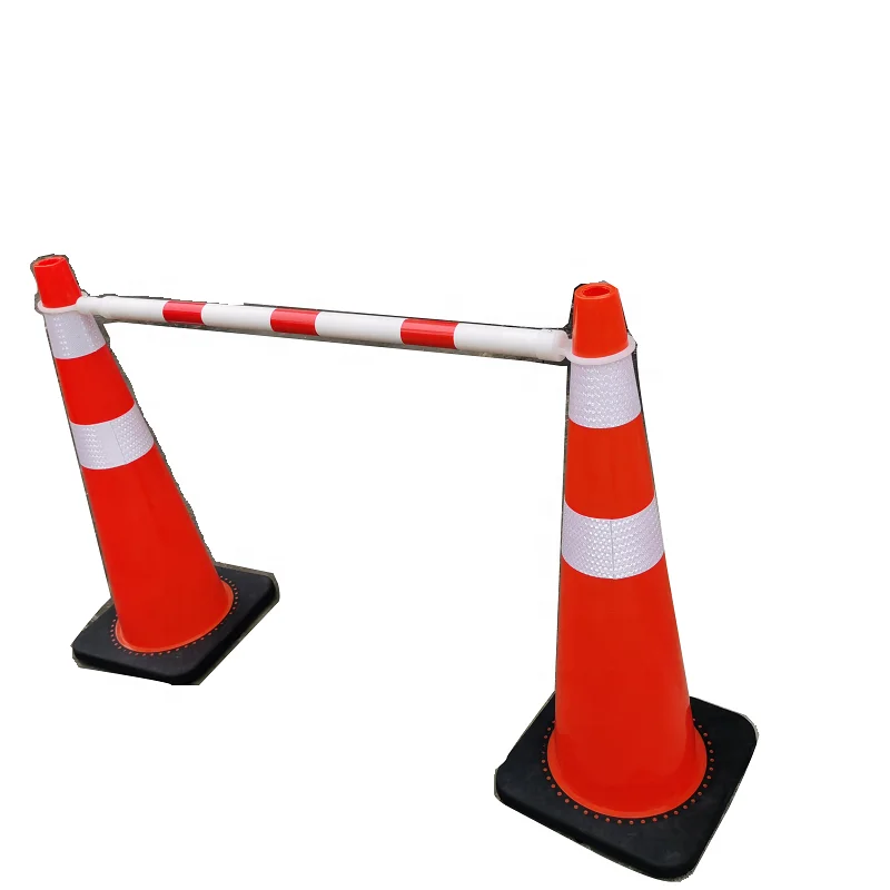 China supplier high quality  Flexible Fluorescent Safety Durable Road Cone 90cm PVC Traffic Cone