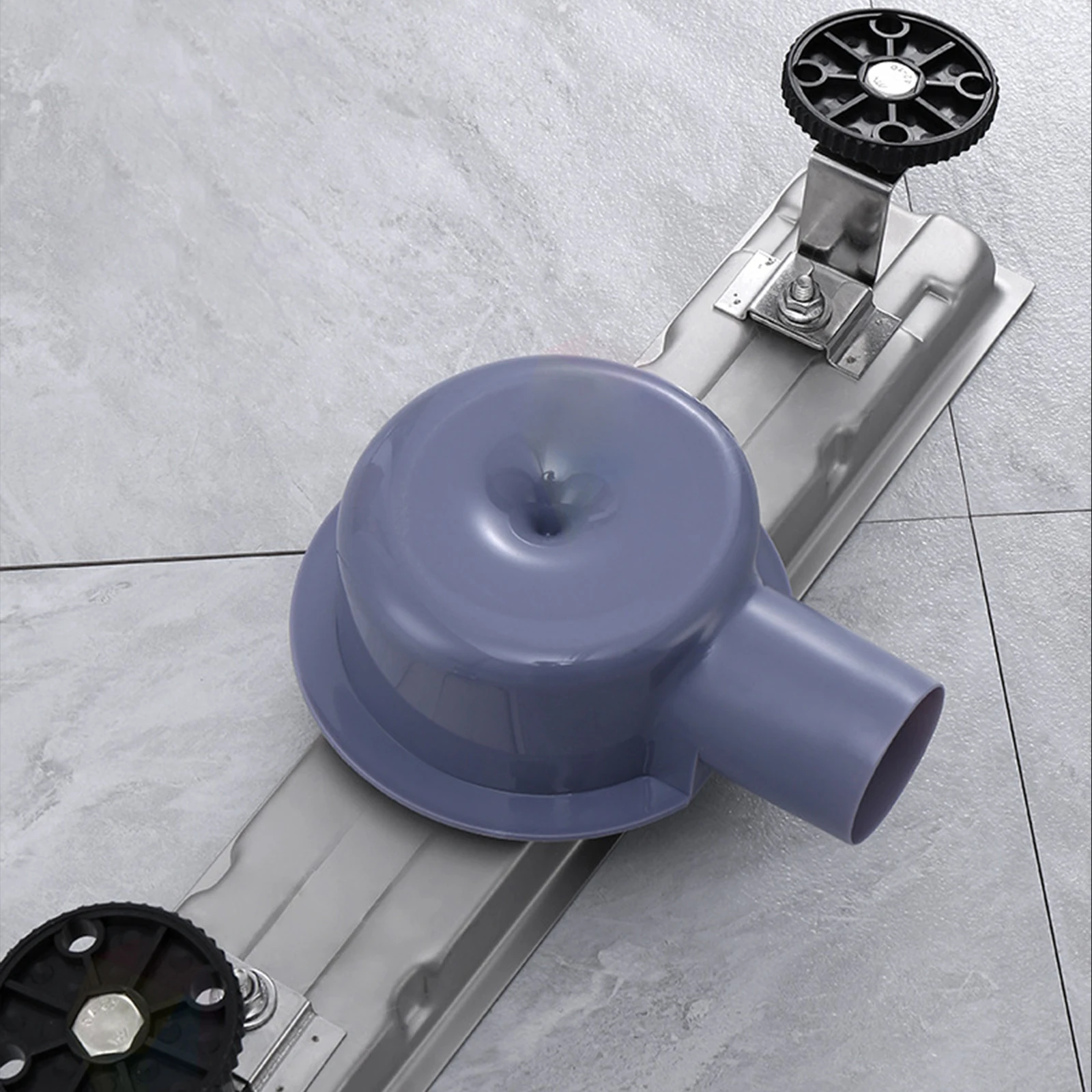 60cm long invisible floor drain 304 stainless steel hidden floor drain with plastic translation