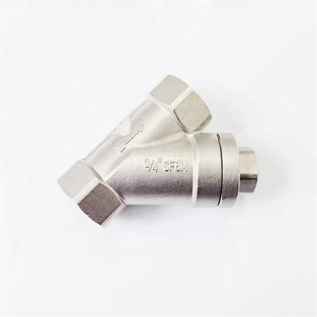 1/2'Factory Price Stainless Steel Industrial Y Type Filter Strainer Valve Flange JIS Y Type Filter