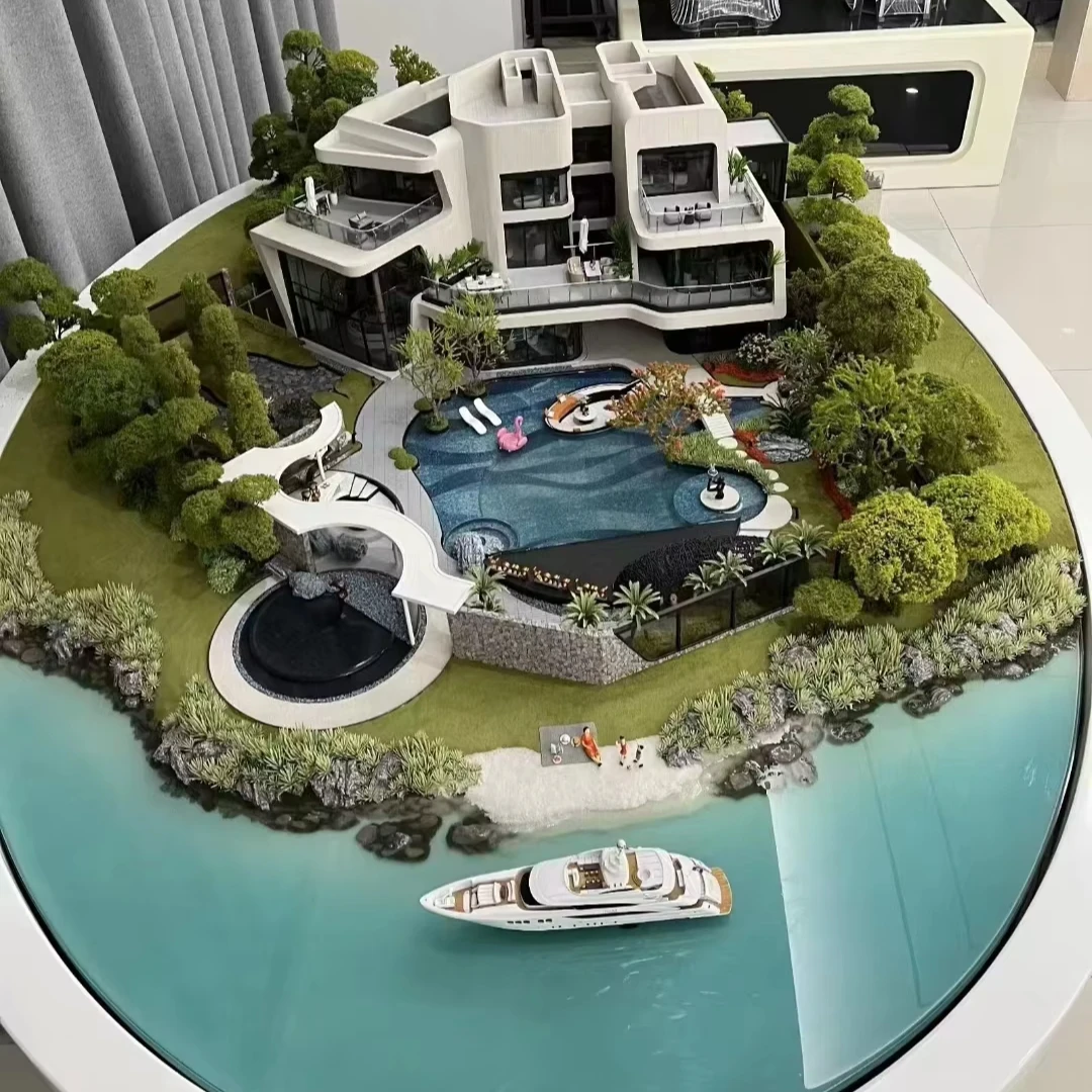 Industrial equipment miniature model production workshop production process proportional model production terrain combat