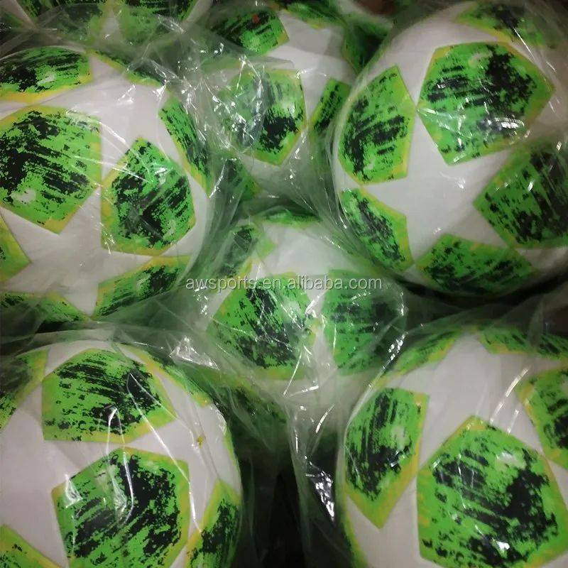 TOP quality good design custom PU leather  training match football soccer ball size 5