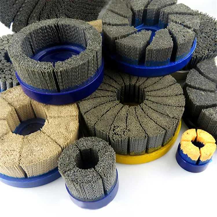 Custom 7 inch diamond grinding brush marble silicon carbide polishing brush