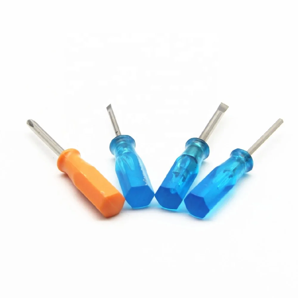 all colors  mini small screw driver magnet electronics appliance toy DIY pocket cross pozi philip slot torx screwdriver
