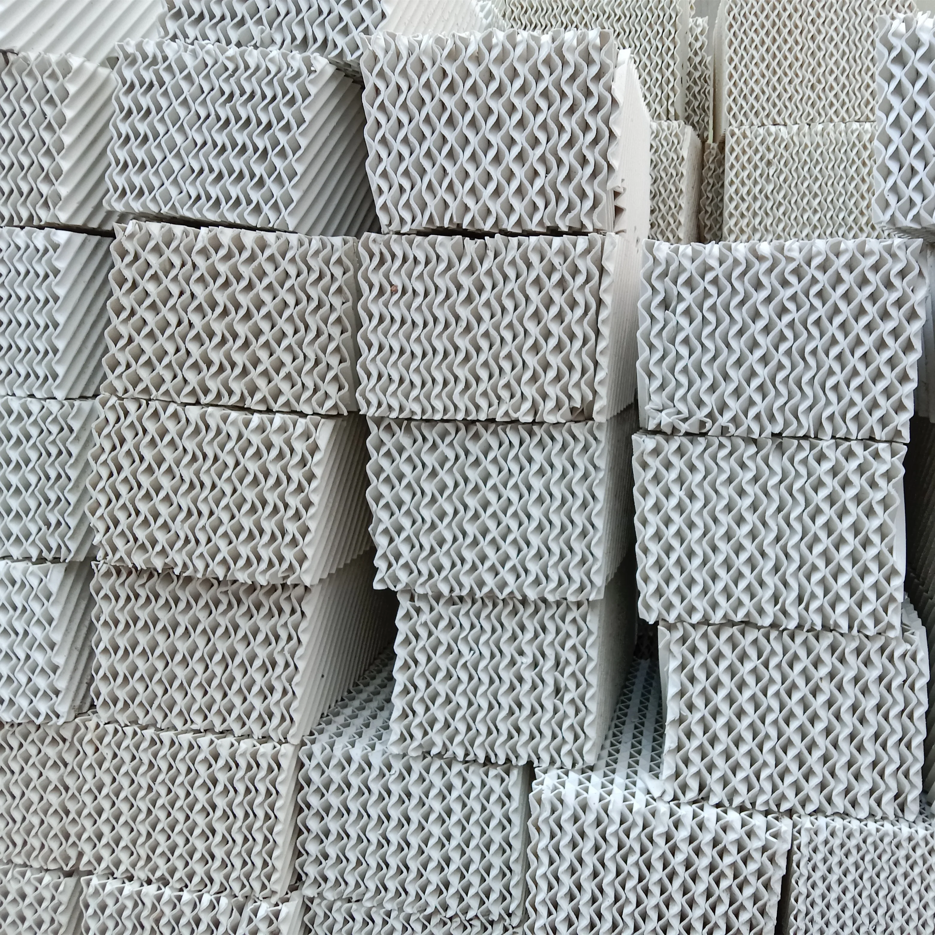 High Heat Storage Performance Structured Packing MLM RTO Honeycomb Ceramic Plate Regenerator