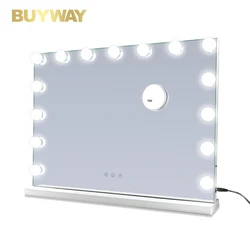 T Smart Mirror Light Hollywood LED Vanity Illuminated Table Makeup Mirror With Bulbs