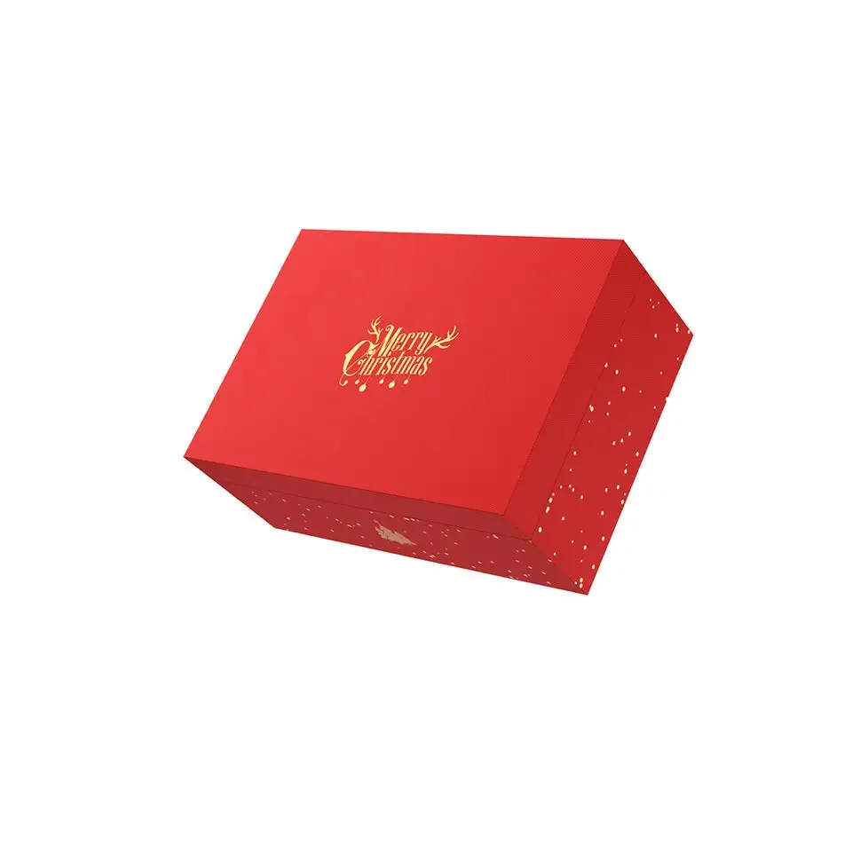 Factory Wholesale Custom Logo Xmas Gift Boxes Set Christmas Present Paper Boxes High Quality christmas packaging gift box