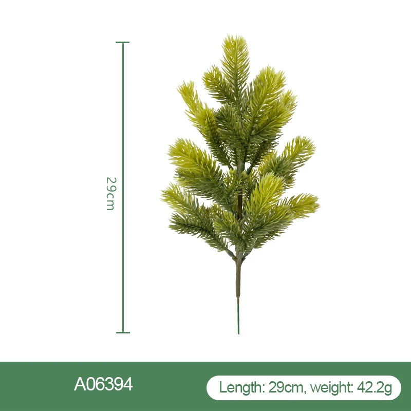 Christmas Pine Needle Branch Embellishing Home Garden Decoration Evergreen Pine Tree Branches Beauty Artificial Pine Branches