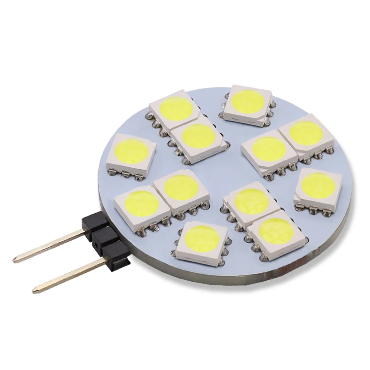 Dc 12v Ce Rohs 3000k 4000k 6000k Pcb Round Lamp G4 5050 Led Home Indoor Light Bulb With G4 Led Bulb