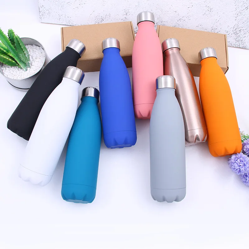 
Wholesale Custom Logo 500ml 750ml 1000ml Metal Eco Friendly Double Wall Vacuum Insulated Sports Stainless Steel Water Bottle 