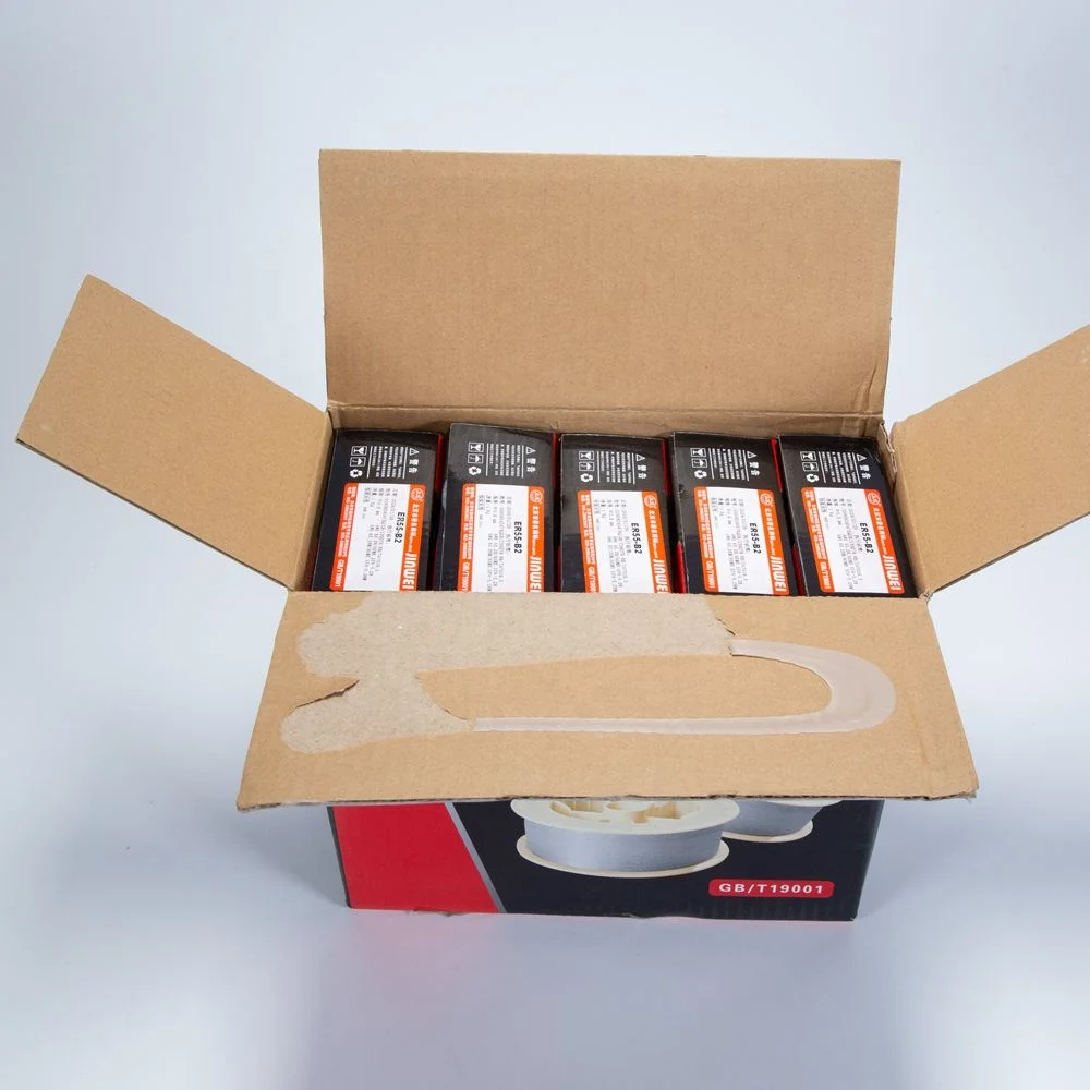 JINWEI ER55-B2 Customized Mig Welding Wire Roll Solid Low Alloy Steel ER80S-B2 for Mild Carbon Steel OEM Supported