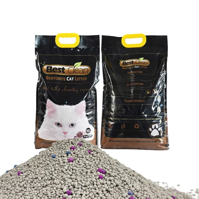 Factory Direct Export Best Clean Bentonite Cat Litter Dust-free 100% Natural Eco-friendly Clumping Cat Litter
