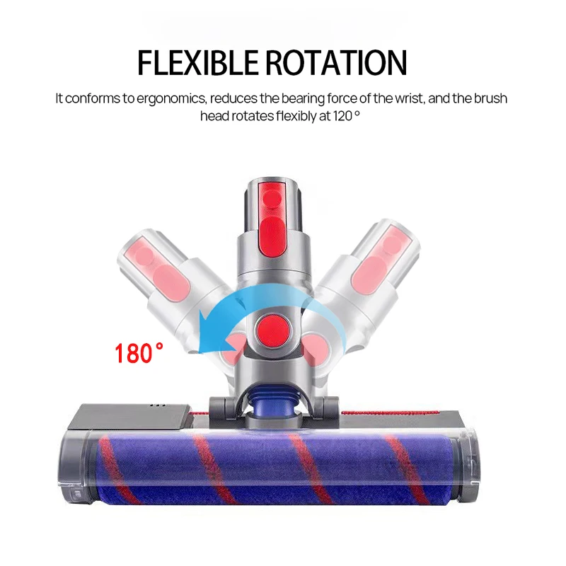 Factory Price Replacement Soft Roller Brush Head Spare Parts for Dysons V7 V8 V10 V11 Animal Cordless Vacuum Cleaner Accessories