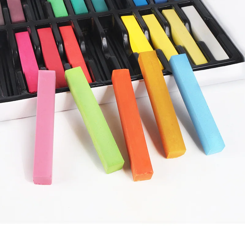 yougou Chalk 12 24 36 color set - Secondary Hair stick Crayon Color Painting Powder
