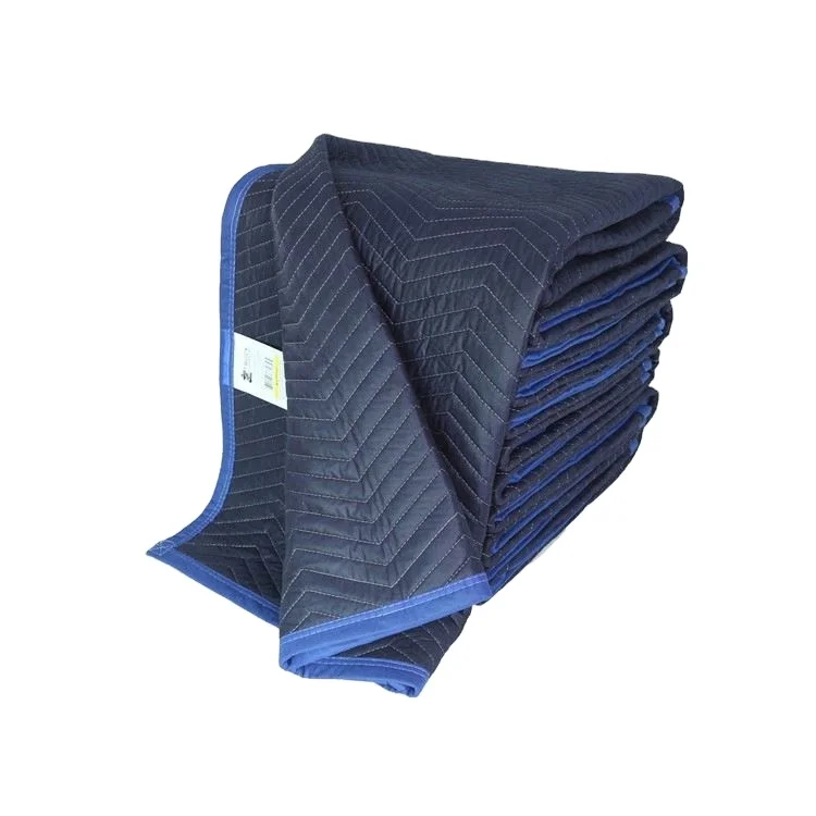 China Furniture Use Furniture Protect Moving Blanket Accept Customized Logo moving blankets