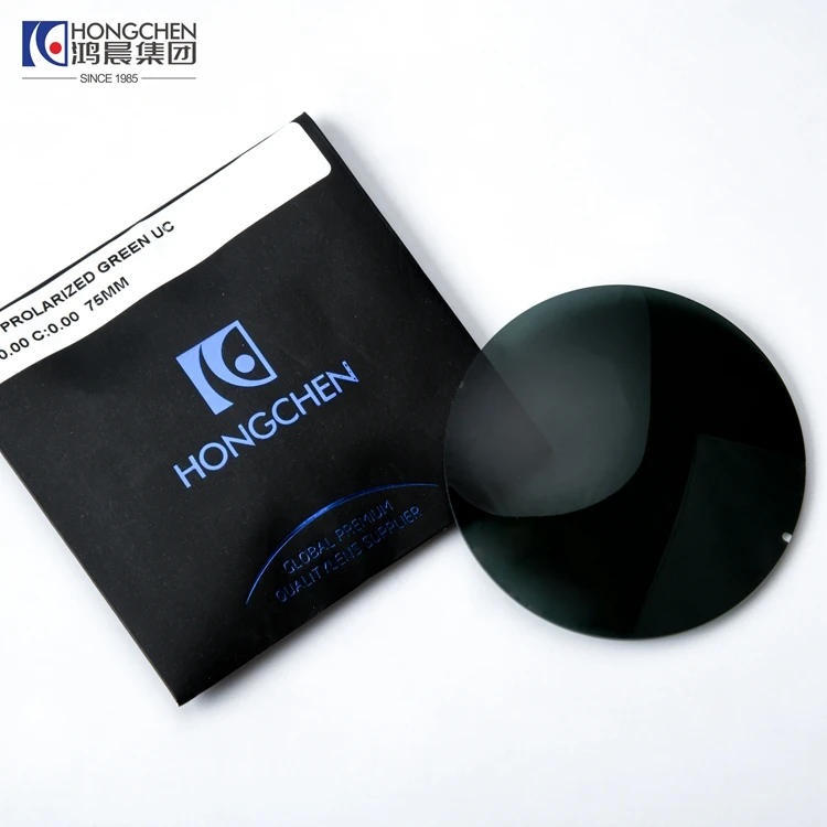 HONGCHEN Sun Lens High Index 1.60 1.61 MR8 Tinted Grey Brown Spheric Lens Sunglasses Lenses