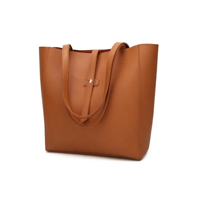 trendy plain leather handbag mini tote bags