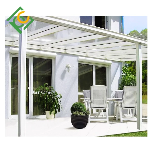Polycarbonate awnings sunshade deck balcony awning details