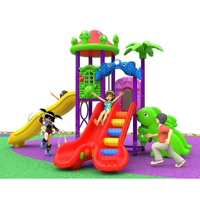 New design Plastic Slide Outdoor Playground Equipment, Kids Playground