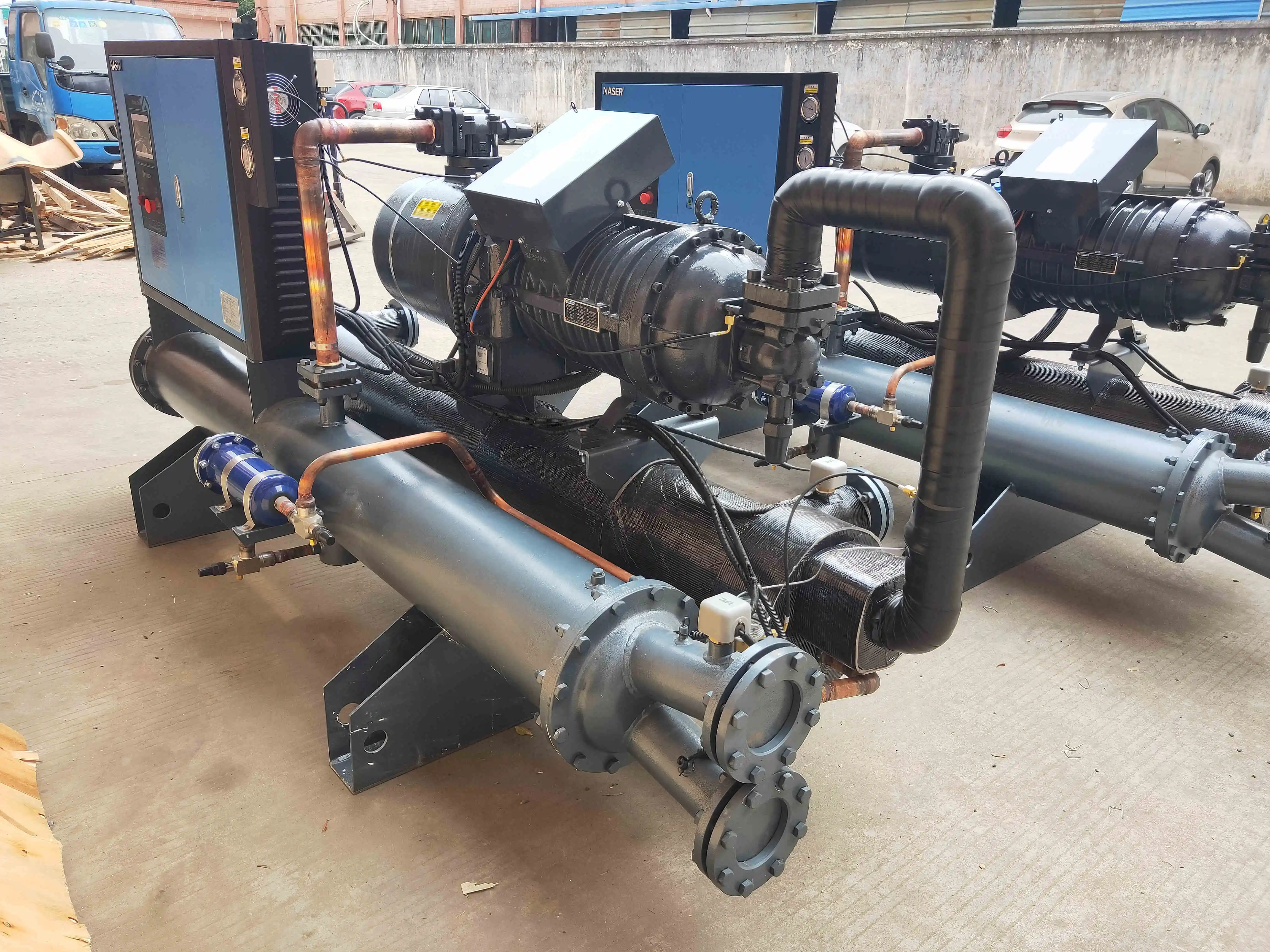 Винтовой охлаждающий водяной охладитель 50HP в наличии винтовой компрессорный