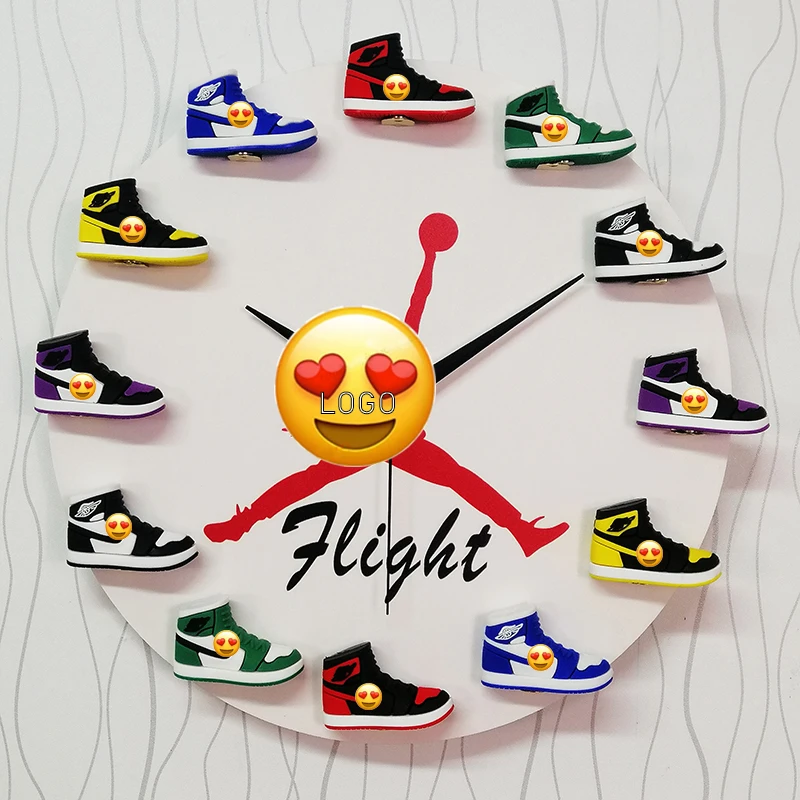 HIGH QUALITY new gift wholesale  dunk sneaker  wall watch aj wall clock home decor