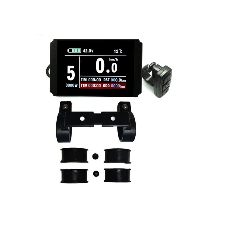 Умный дисплей KT запчасти для электровелосипеда LCD8H LCD8 цветной с SM/водонепроницаемый разъем электромотора велосипеда