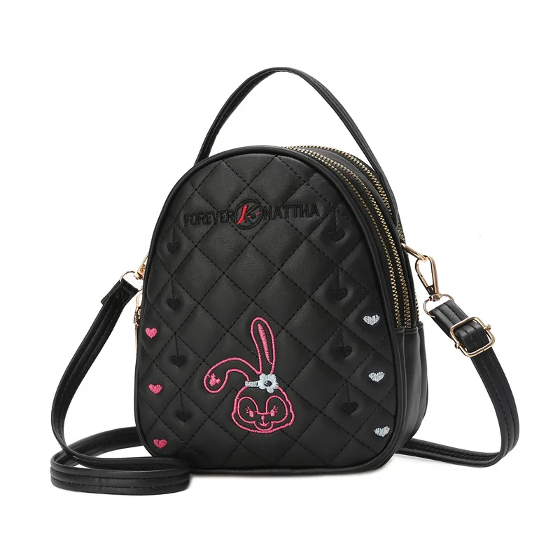 Custom small size rabbit fashion girls shoulder Chain Bags Most Popular pu leather Shoulder Bags latest ladies hand bags