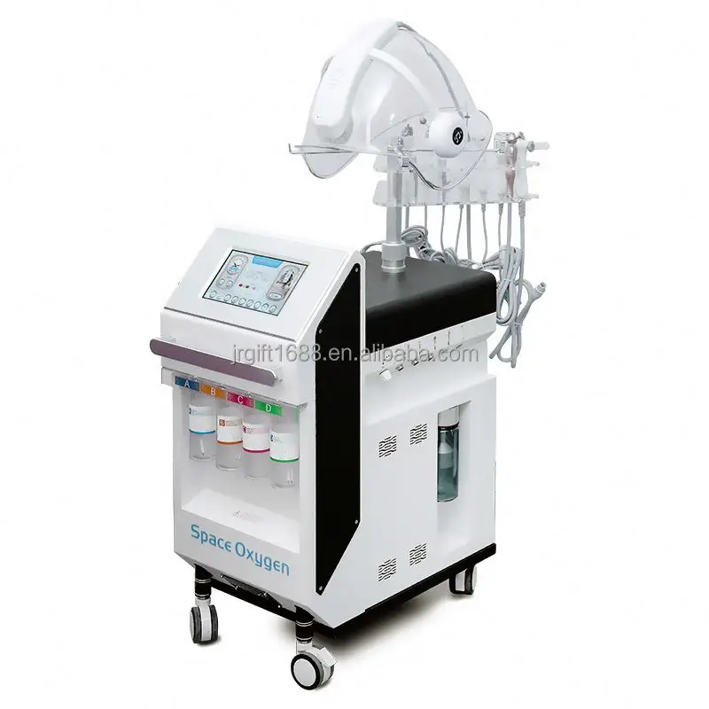 10 in 1 new pdt/led beauty equipment PDT Oxygen Mask 2  microdermabrasion facial Small Bubbles machine beauty salon