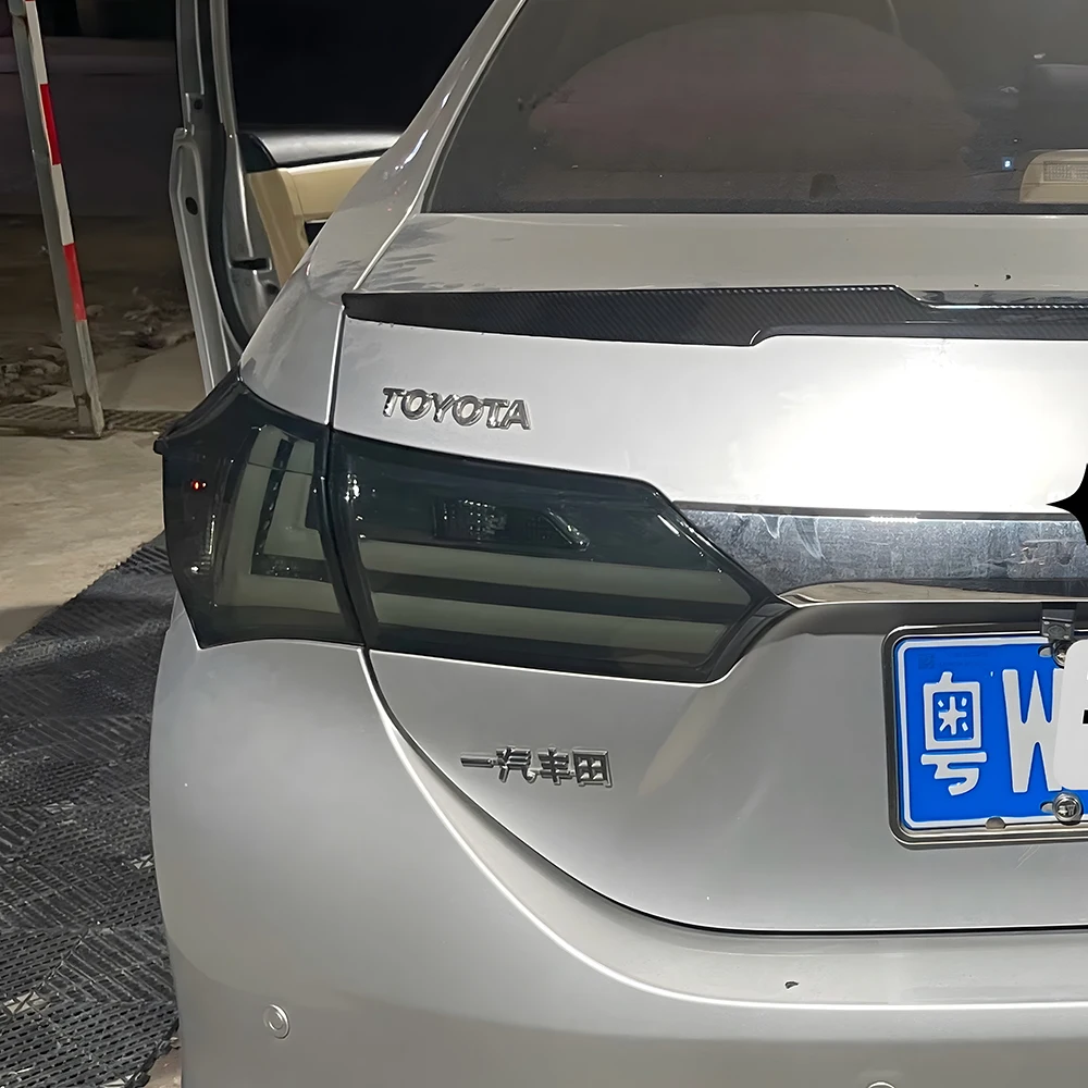 Задние фары автомобиля для Corolla 2014-2017 светодиодные задние в сборе Lexus дизайн мигающий поворотник аксессуары