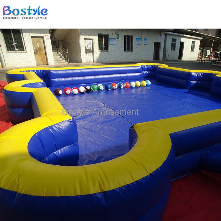 Customized design Inflatable snooker football, inflatable tennis court, inflatable table tennis for sale