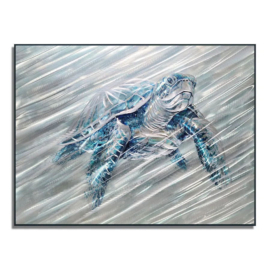 Original Art Factory Wholesale Sea Turtle Metal Wall Art Decor