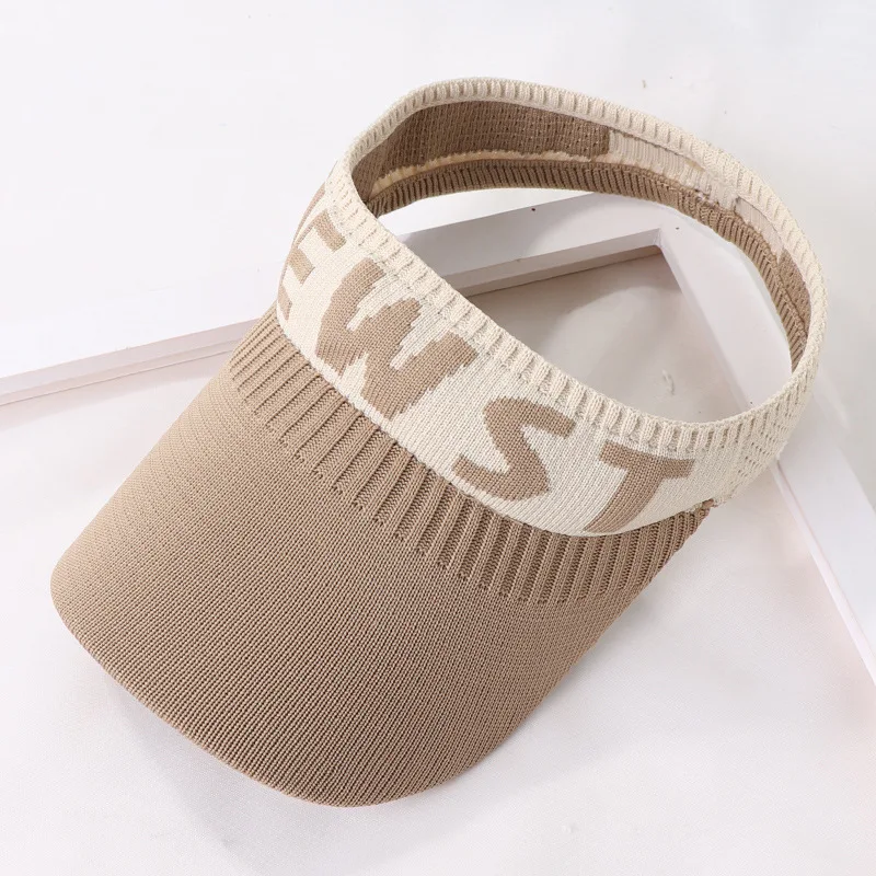 ELLEWIN Custom Embroidery Golf Walking Girl Caps Tennis Empty Top Hats Sun Visors Hat for Women