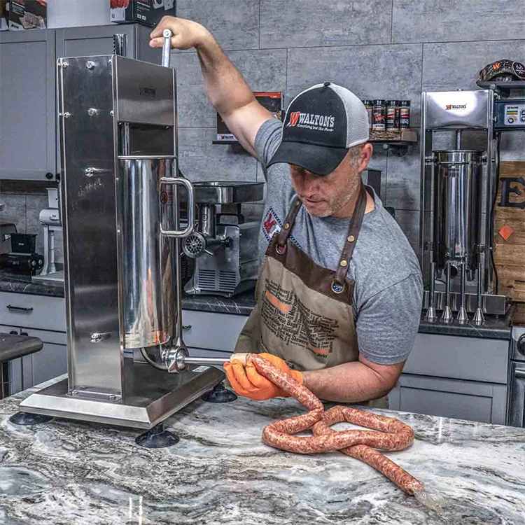 Hot sale vacuum sausage chorizo ham stuffer filling making hydraulic sausage filling stuffer machine in china