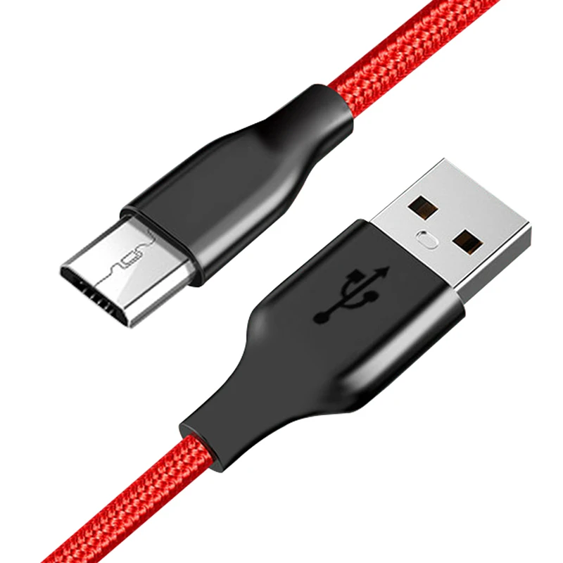 Кабель Micro USB A универсальный кабель нейлоновый плетеный кабель для передачи данных кабели для быстрой зарядки мобильных телефонов для устройств android телефонов