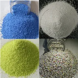 Plastic workpiece mold cleaning aircraft paint removal sandblasting resin sand directly supplied by the manufacturer