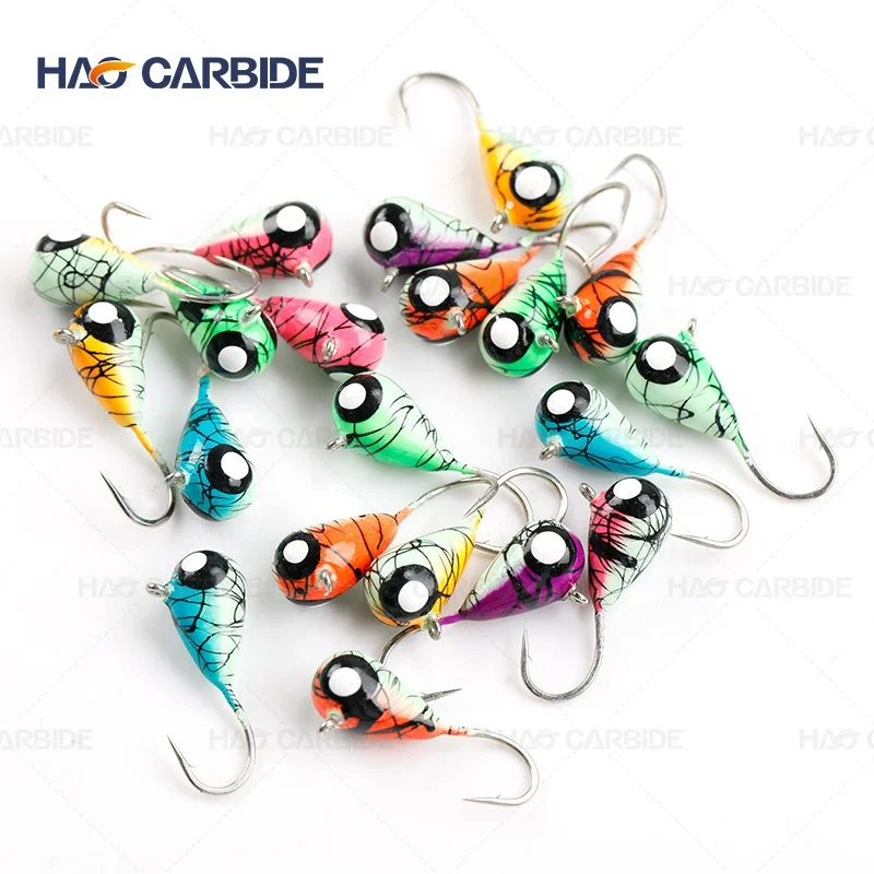 Ice Fishing Gear Crappie Jigs Glow in The Dark Jig Heads for Ice Fishing Kit Ice Fishing Lures