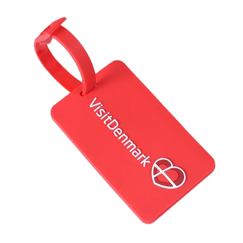 Promotion custom 3d rubber soft pvc Travel Name Card Customized Luggage tag for Travel agency Airline promotional gift giveaways
