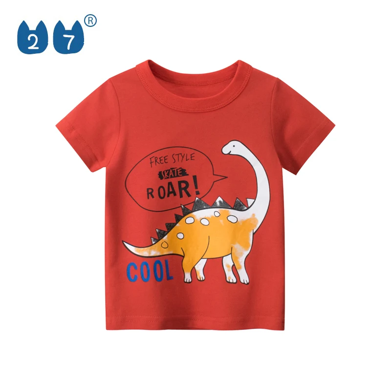 Летняя хлопковая Футболка для мальчиков, детская одежда, Детская Хлопковая футболка для мальчиков
