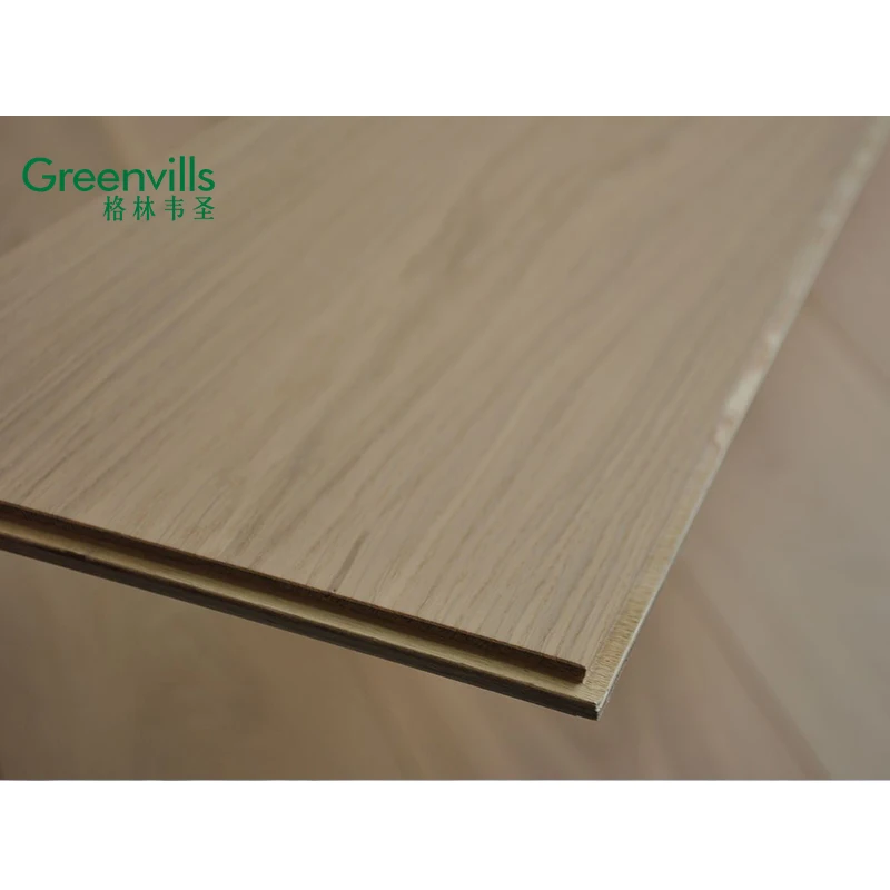 190mm wide engineered white oak flooring, hot sale in USA factory price solid oak veneer multiply wooden flooring