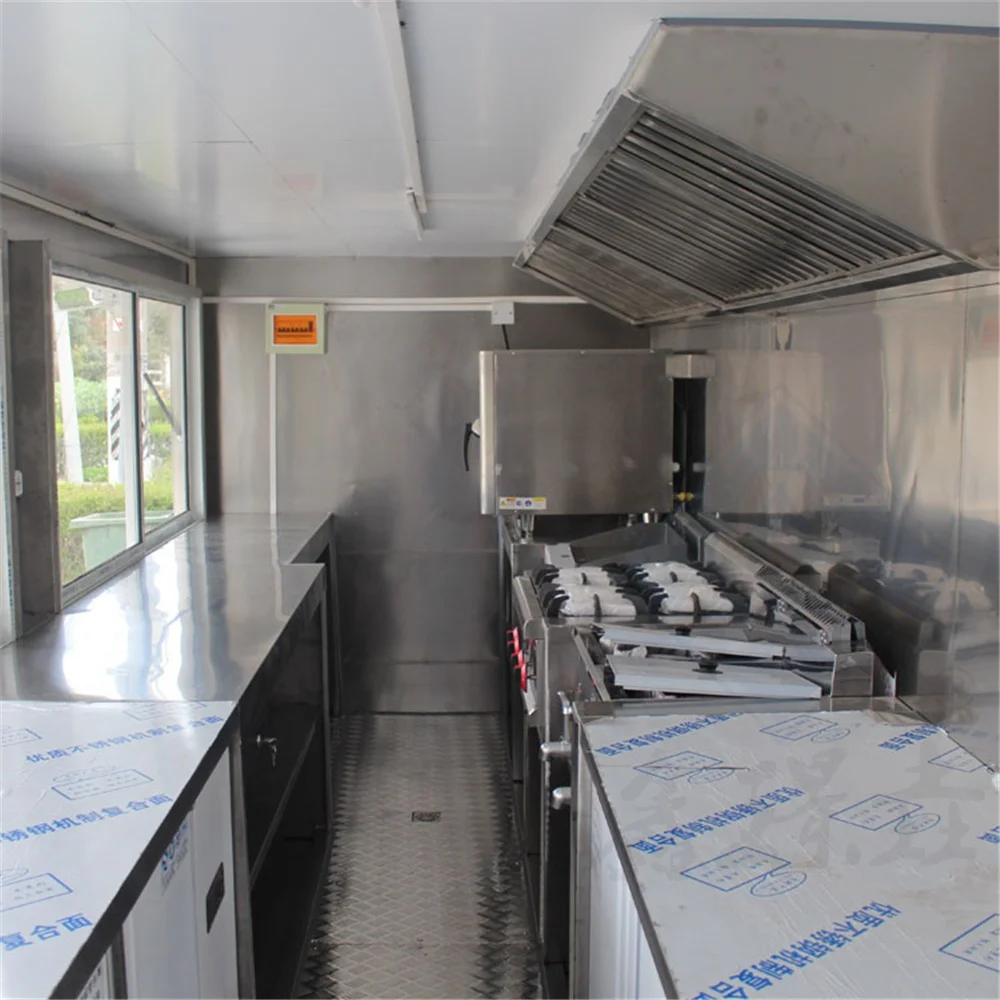 Mobile Fast Food Kitchen Food Truck Complete Kitchen for sale