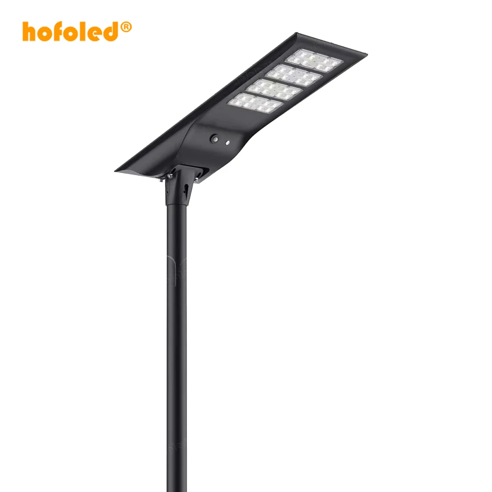 Outdoor Road Lighting Ip65 Waterproof Integrated All in One Outside Led Solar Powered Street Light