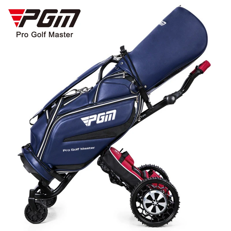 PGM QC008 smart automatic AI golf trolley remote control electric golf trolley with follow me
