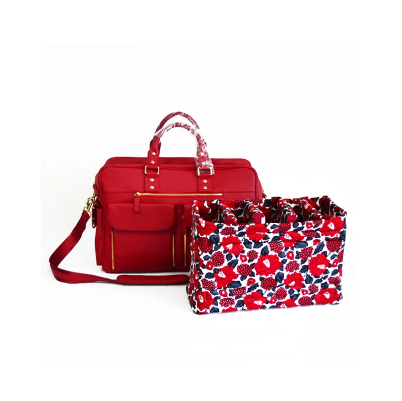 custom large capacity stylish vegan leather DSLR digital gear & camera travel crossbody bag